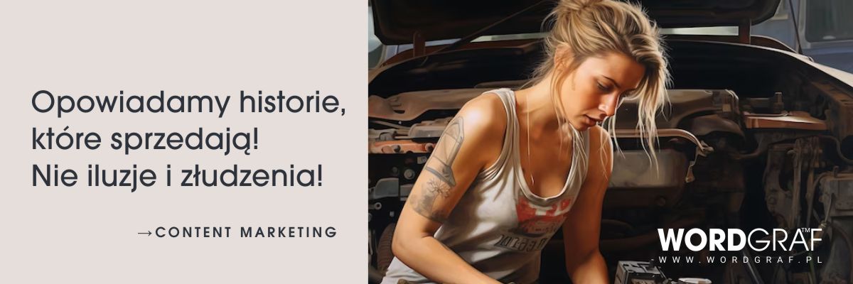 content marketing baner blog